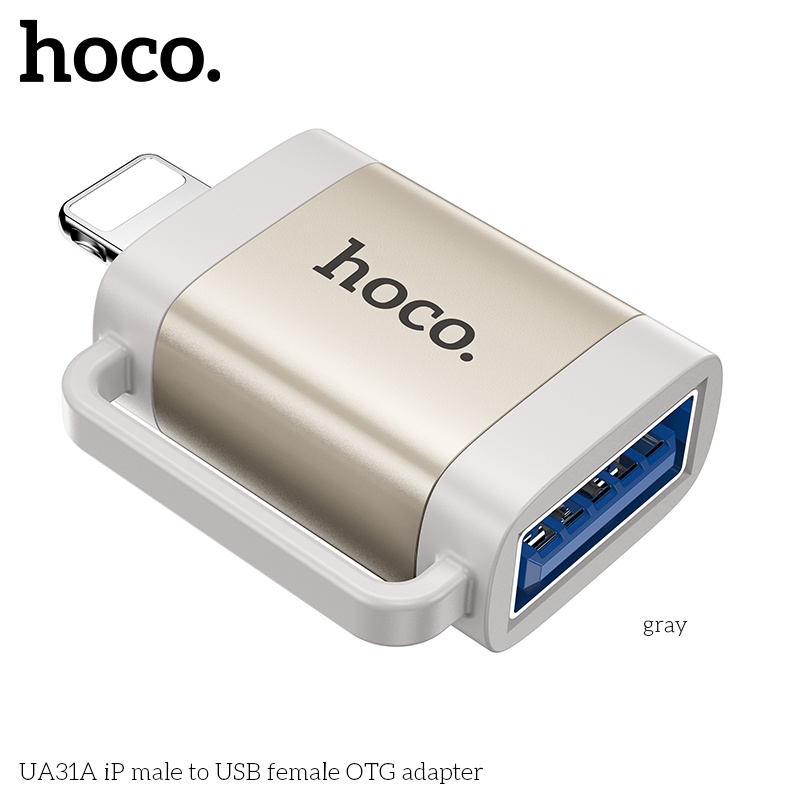 Đầu chuyển Hoco IP đực sang USB cái OTC UA31A Hoco