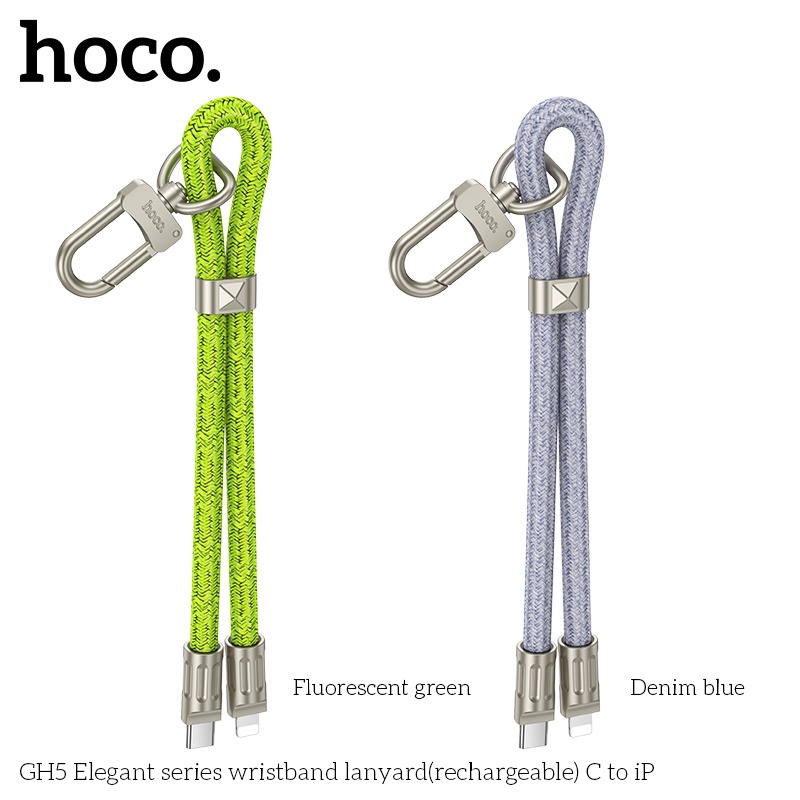 Cáp sạc đeo tay Hoco GH5 typeC-ip 21cm