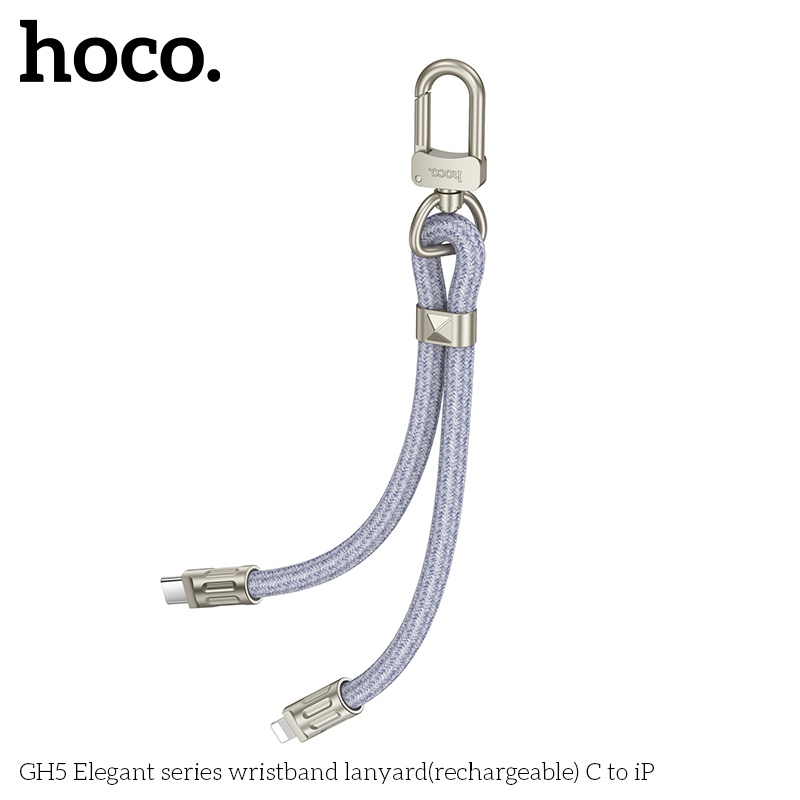 Cáp sạc đeo tay Hoco GH5 typeC-ip 21cm