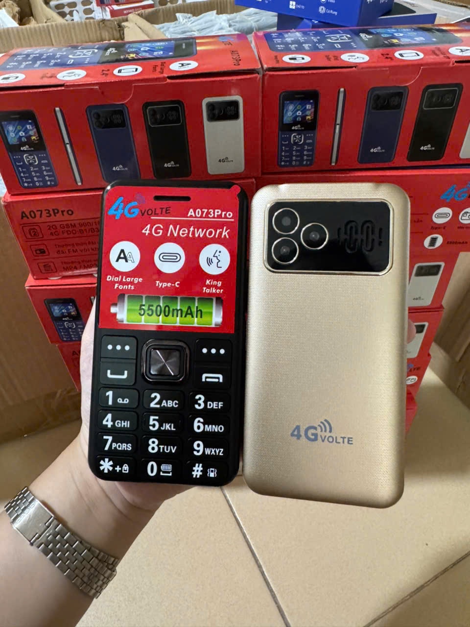 Điện Thoại Người Già A073 Pro - Chuẩn 4G