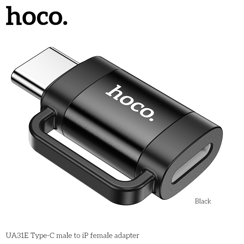 Đầu chuyển đổi Mini USB-C đực Ip cái Hoco UA31E