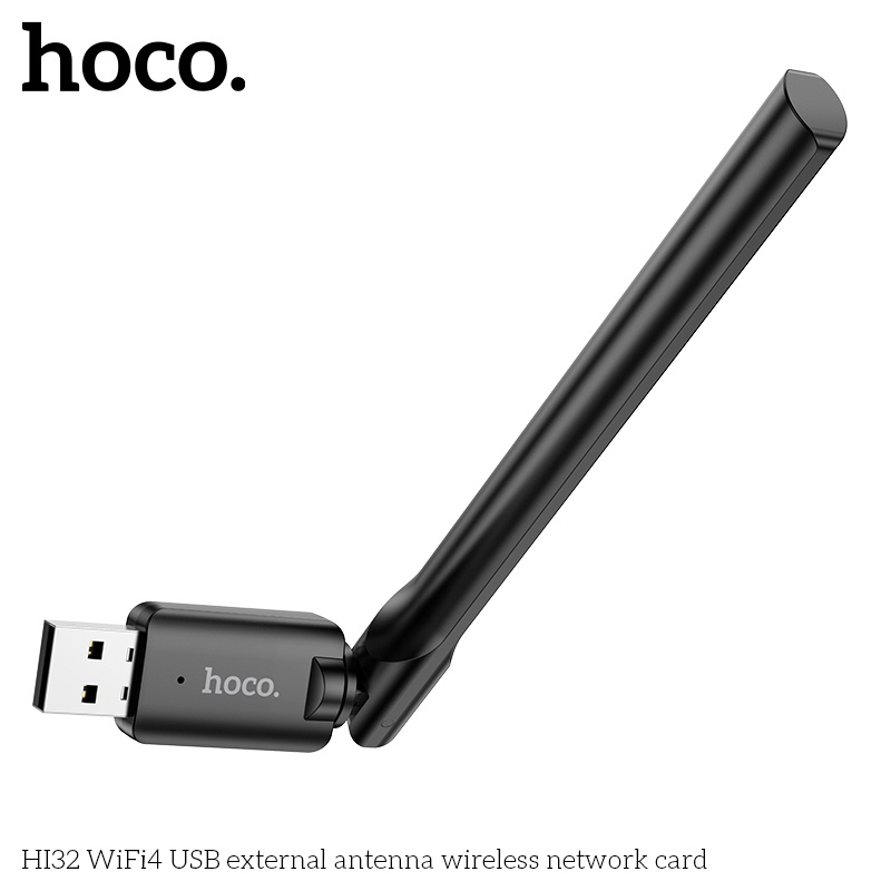 Ăng ten Wifi4 cắm đầu USB Hoco HI32