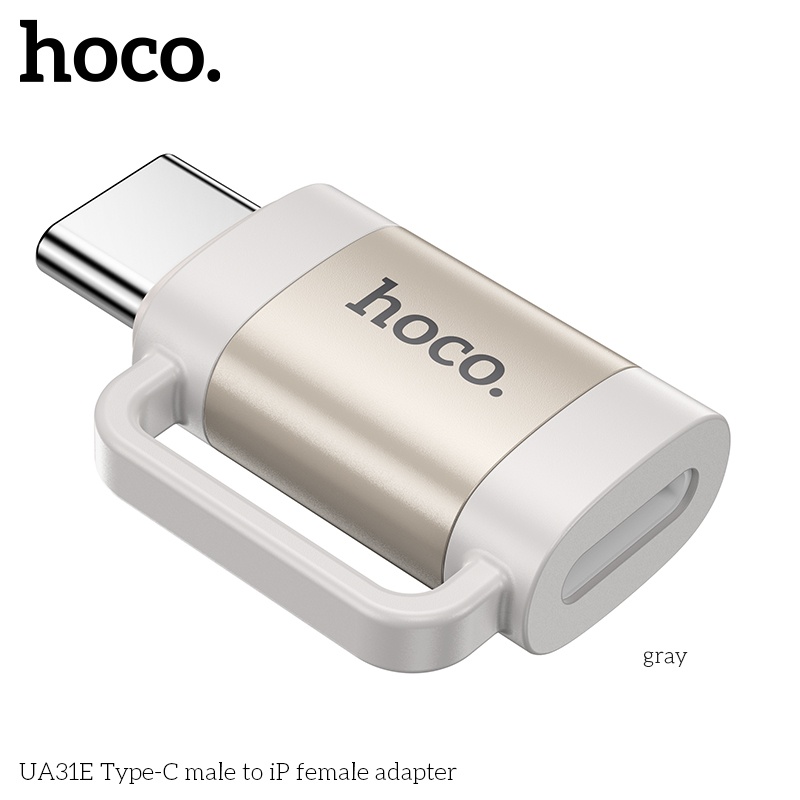 Đầu chuyển đổi Mini USB-C đực Ip cái Hoco UA31E