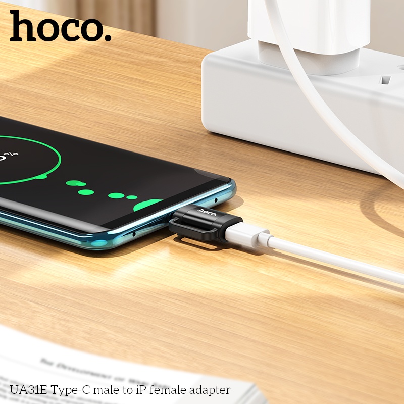 Đầu chuyển đổi Mini USB-C đực Ip cái Hoco UA31E