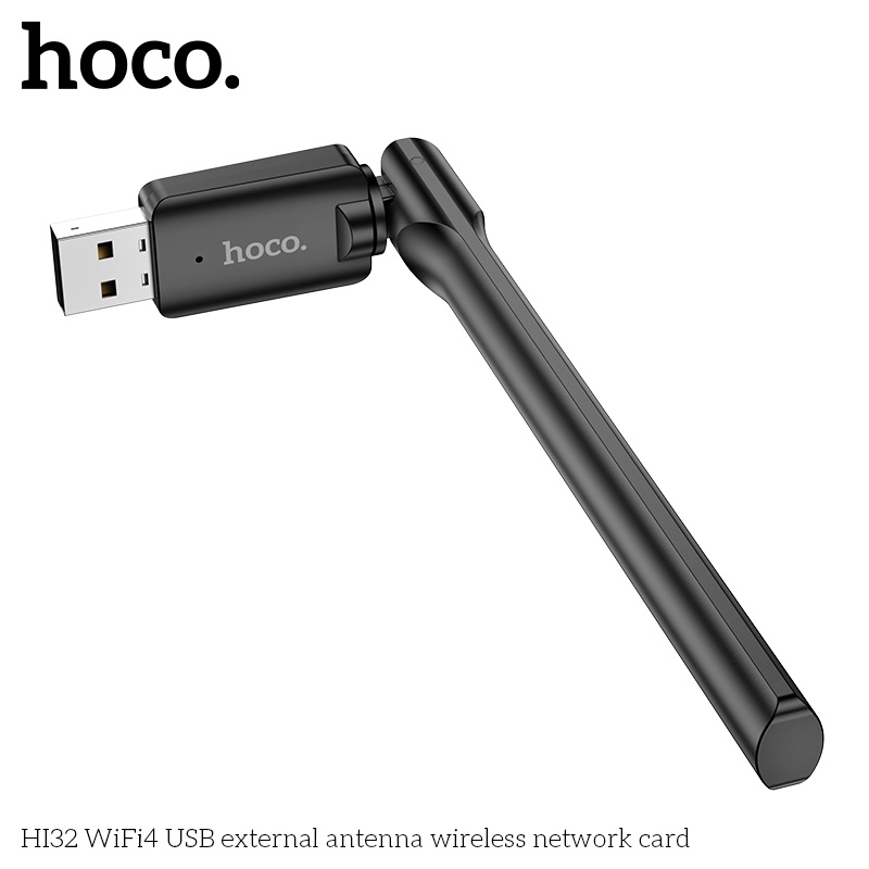 Ăng ten Wifi4 cắm đầu USB Hoco HI32