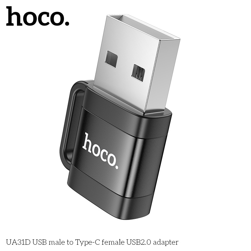 Đầu chuyển đổi mini USB-A đực USB-C Cái Hoco UA31D