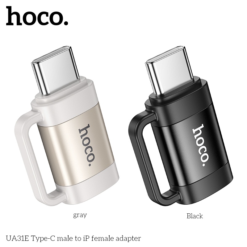 Đầu chuyển đổi Mini USB-C đực Ip cái Hoco UA31E