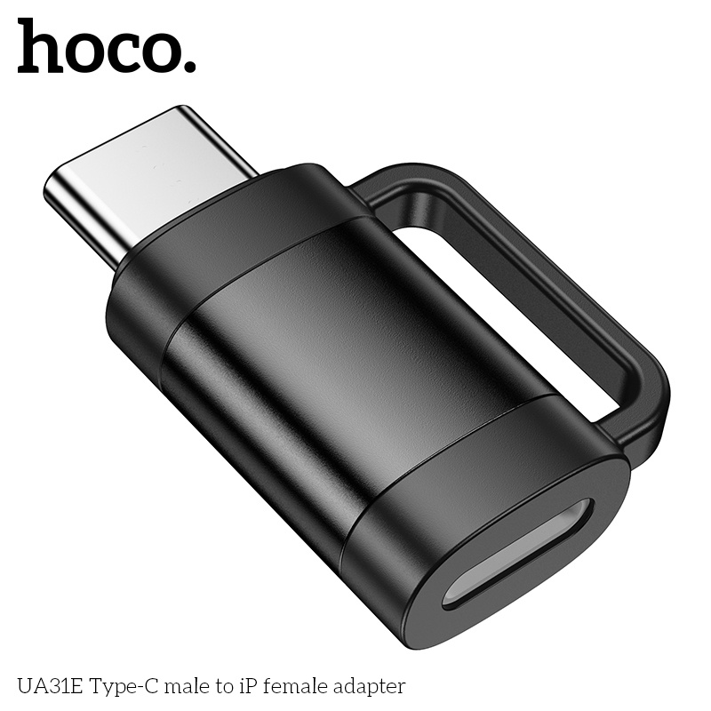 Đầu chuyển đổi Mini USB-C đực Ip cái Hoco UA31E