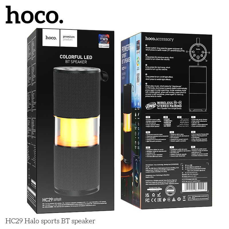 Loa thể thao Bluetooth Hoco HC29 Halo