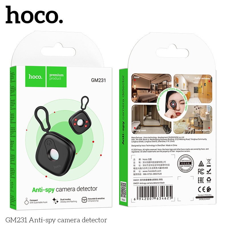 Máy Dò Hồng Ngoại Phát Hiện Camera Hoco GM231