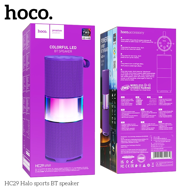 Loa thể thao Bluetooth Hoco HC29 Halo