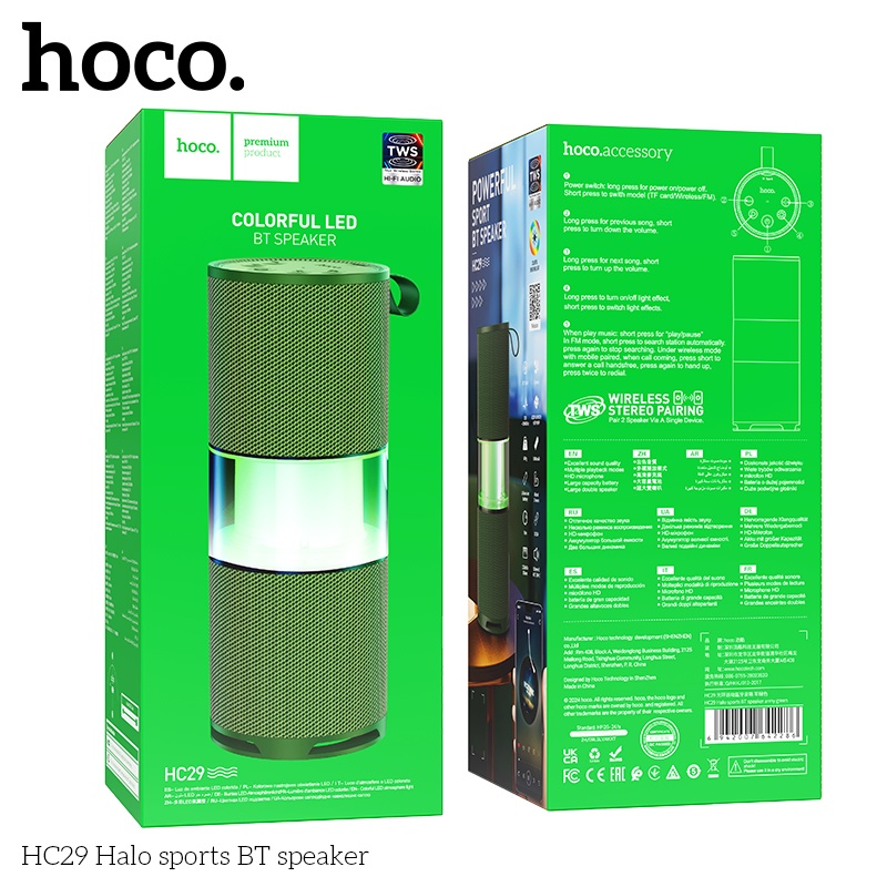 Loa thể thao Bluetooth Hoco HC29 Halo