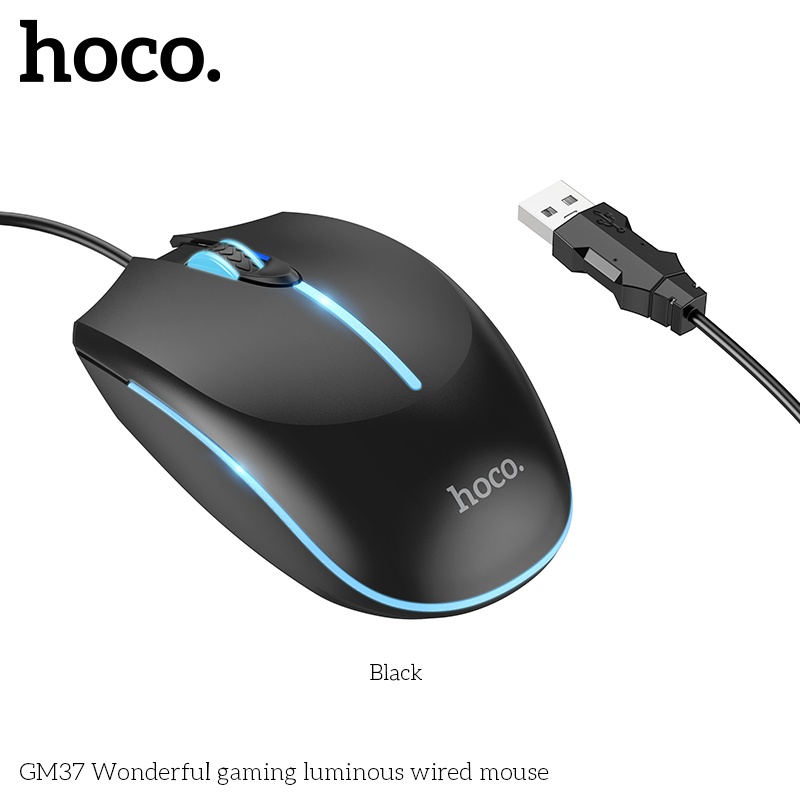 Chuột có dây gaming Hoco Gm37 có led