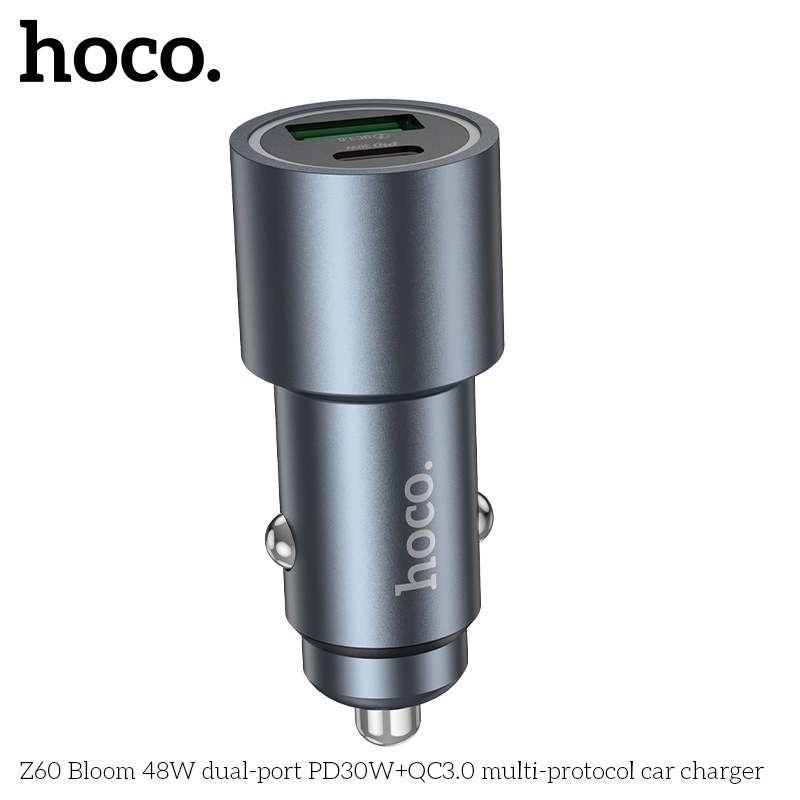 Tẩu sạc nhanh Hoco PD30W + QC3.0 Z60