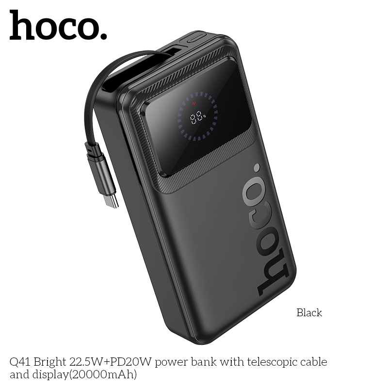 Pin sạc dự phòng sạc nhanh Hoco Q41 20.000mAh 22.5W+PD20W