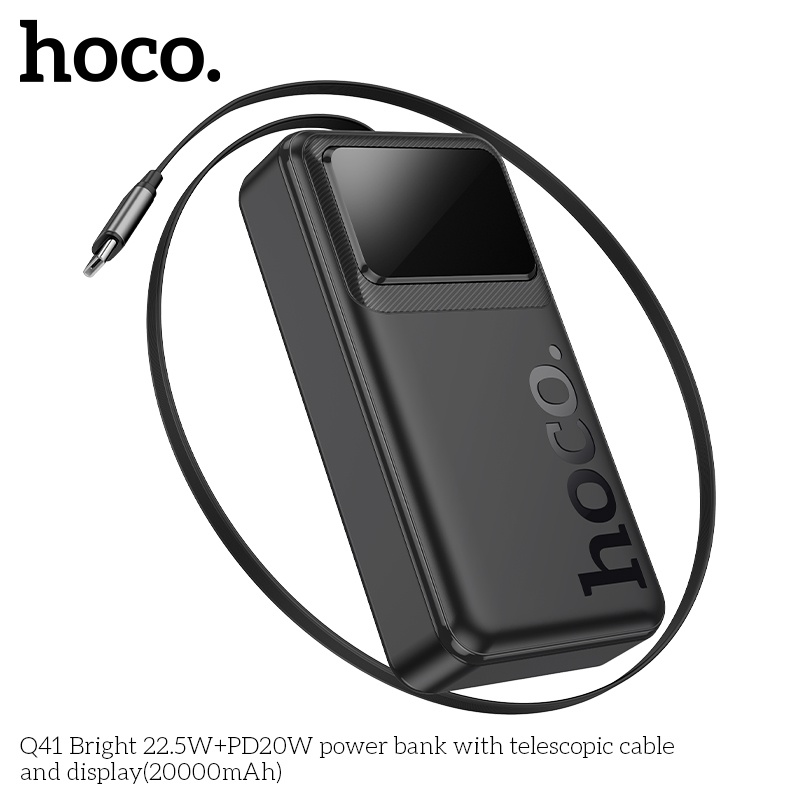 Pin sạc dự phòng sạc nhanh Hoco Q41 20.000mAh 22.5W+PD20W