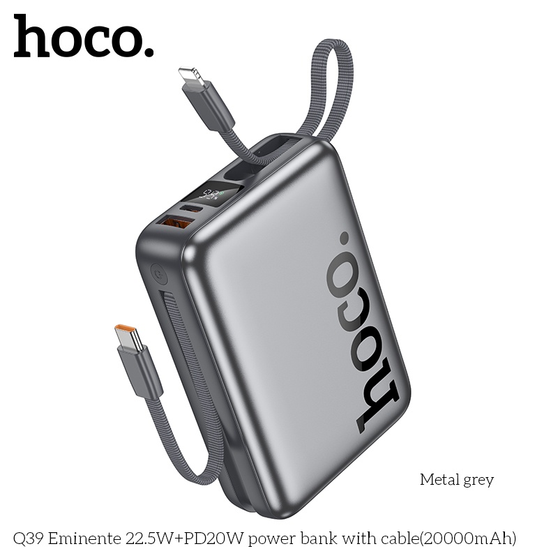 Pin sạc dự phòng sạc nhanh hoco Q39 20.000mAh 22.5W+PD20W