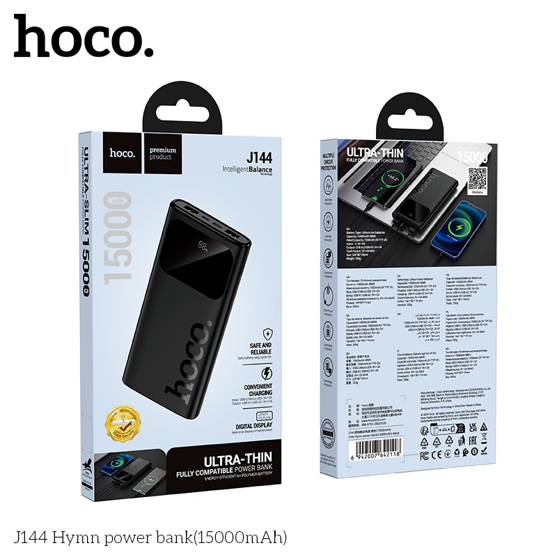 Pin sạc dự phòng Hoco J144 15.000mAh