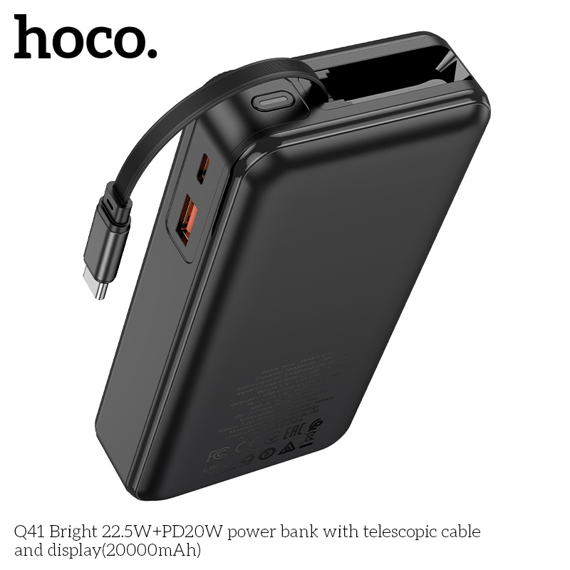 Pin sạc dự phòng sạc nhanh Hoco Q41 20.000mAh 22.5W+PD20W