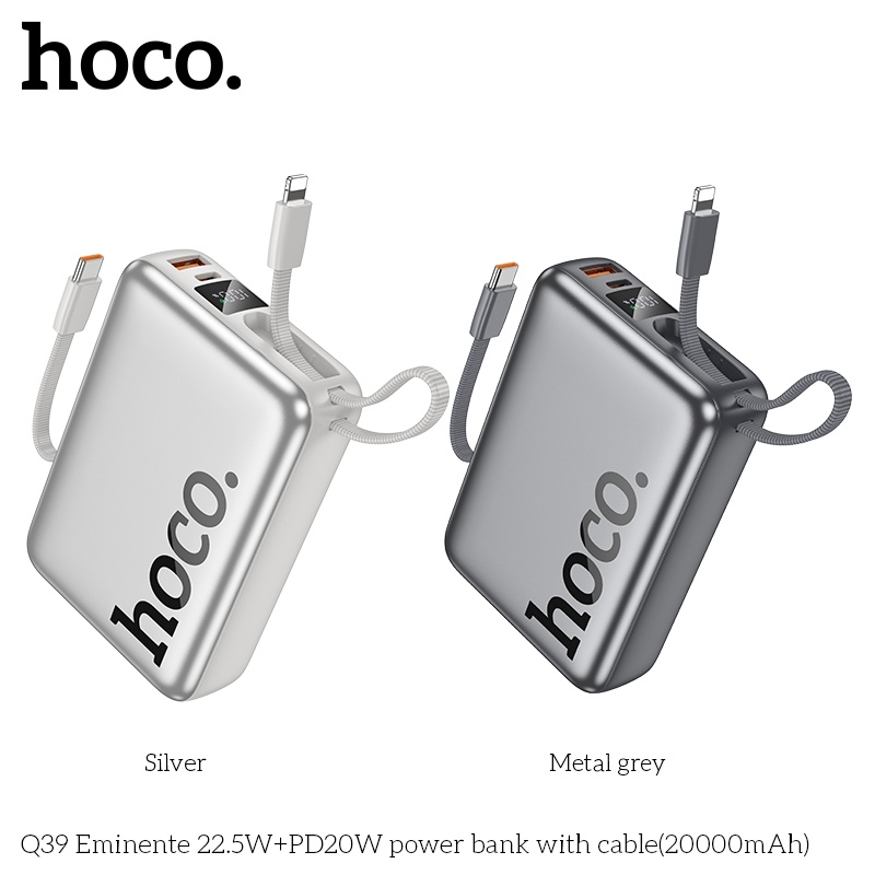 Pin sạc dự phòng sạc nhanh hoco Q39 20.000mAh 22.5W+PD20W