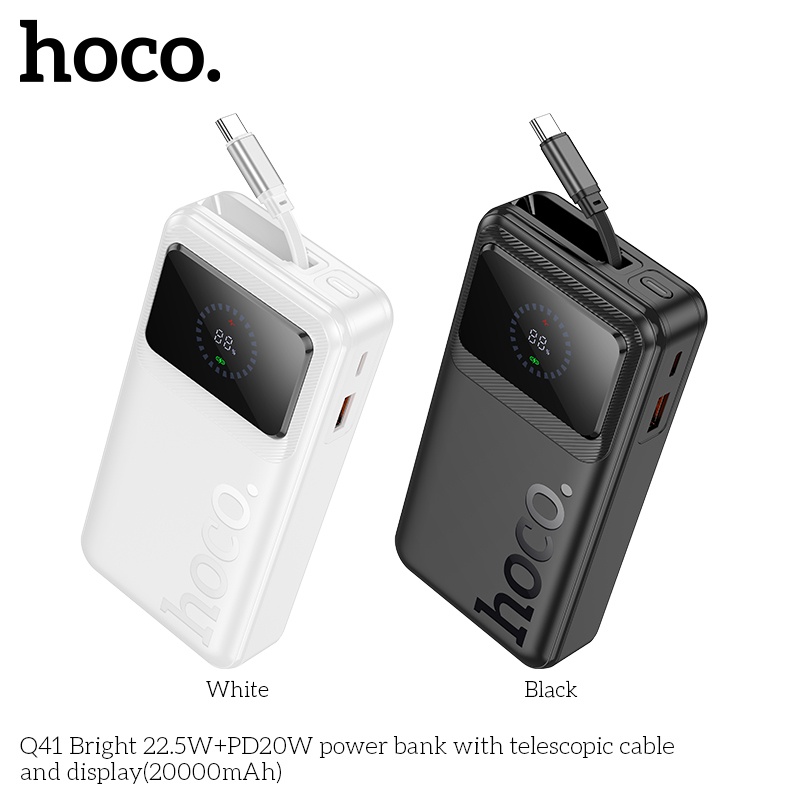 Pin sạc dự phòng sạc nhanh Hoco Q41 20.000mAh 22.5W+PD20W