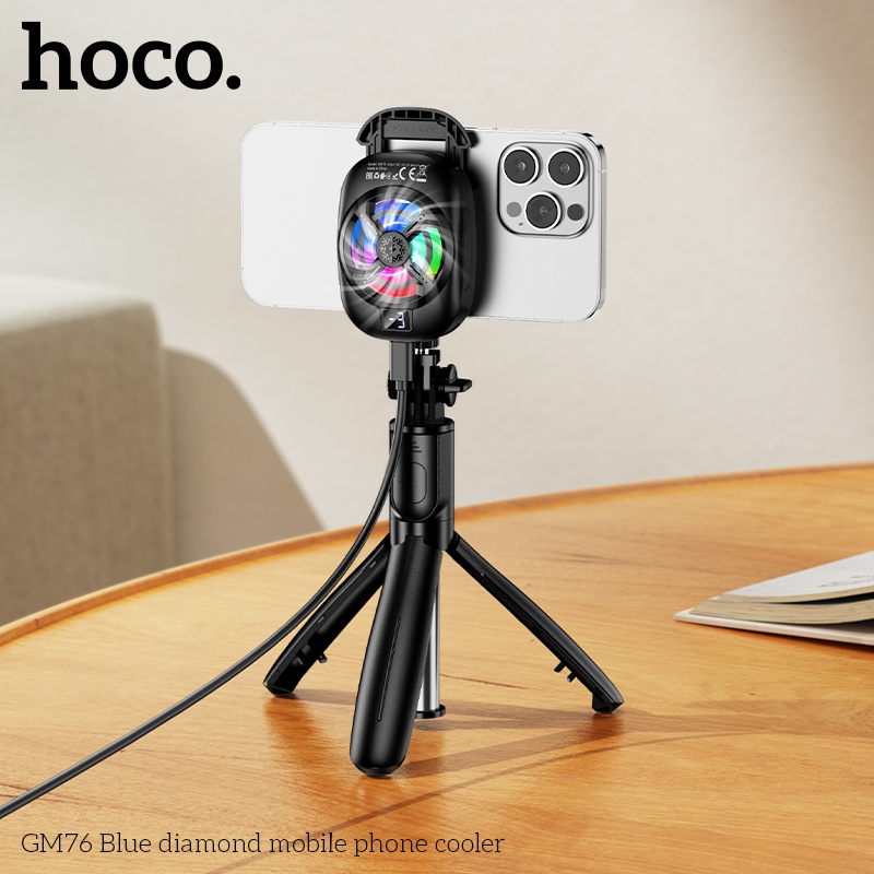 Quạt tản nhiệt - Sò lạnh Hoco GM76 3 tốc độ