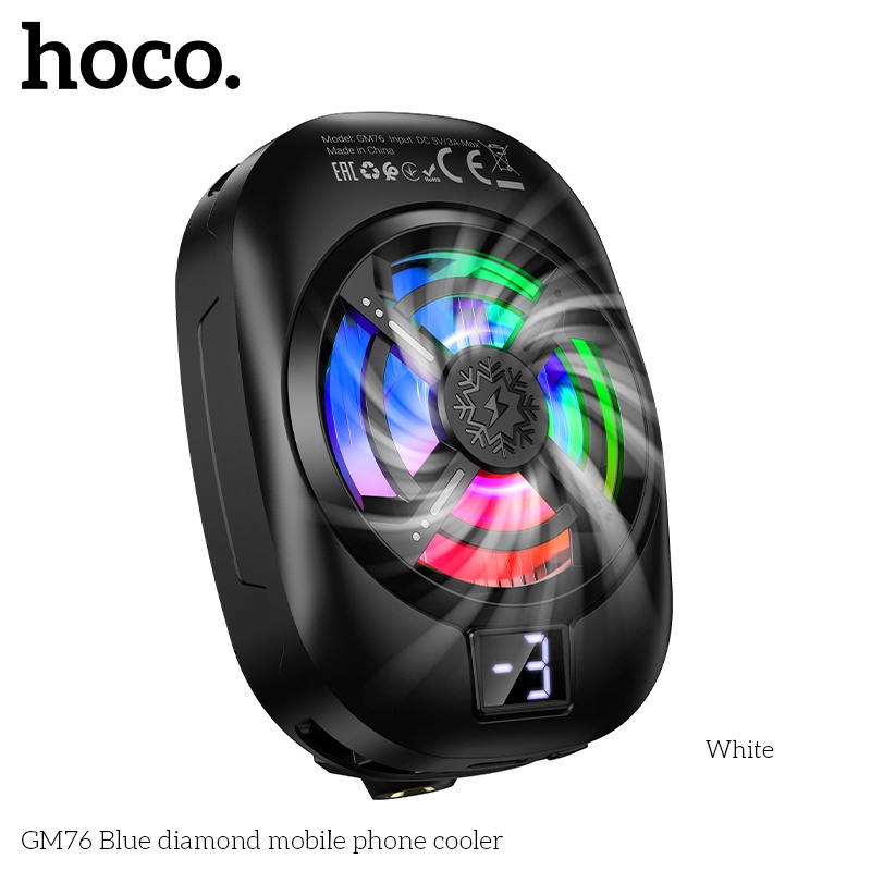 Quạt tản nhiệt - Sò lạnh Hoco GM76 3 tốc độ