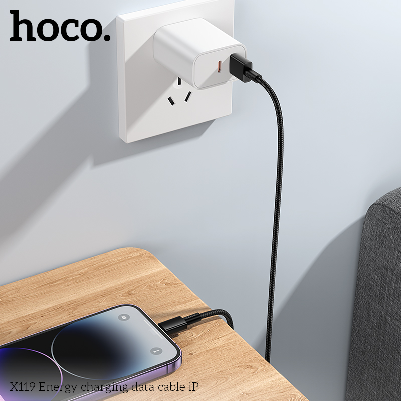 Cáp sạc dây dù Hoco X119 Lightning