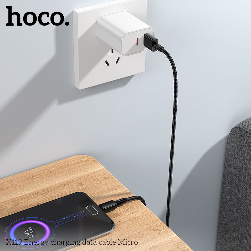 Cáp sạc dây dù Hoco X119 micro