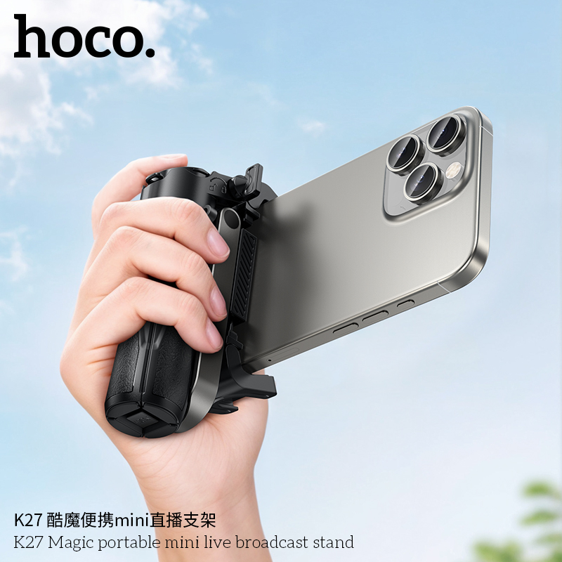Chân đế phát sóng trực tiếp mini di động Hoco K27 Magic
