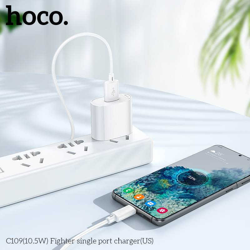 Củ sạc Hoco C109 - C109A (US/UK) 10.5W