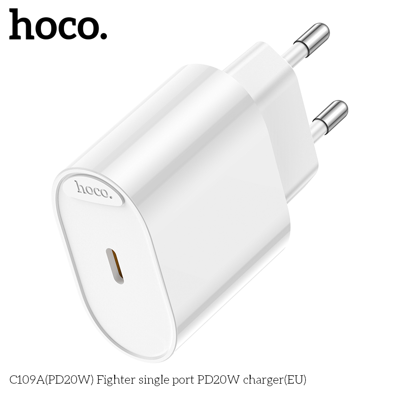 Củ sạc nhanh PD20W Hoco C109/C109A (US/UK)