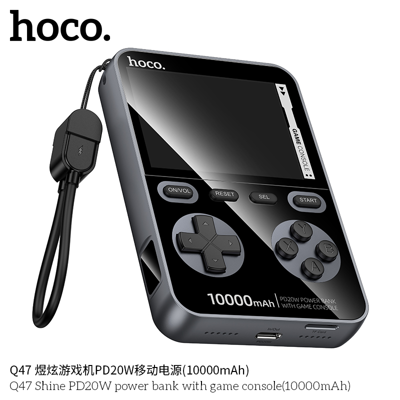 Pin sạc dự phòng Hoco Q47 PD20W kèm máy chơi game (10000mAh)