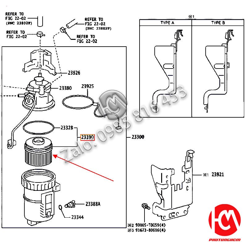 Lọc dầu Innova - hàng OEM | 233900L070