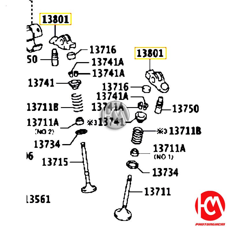 Cò mổ xupap Innova - hãng TOYOTA l| 138010C010