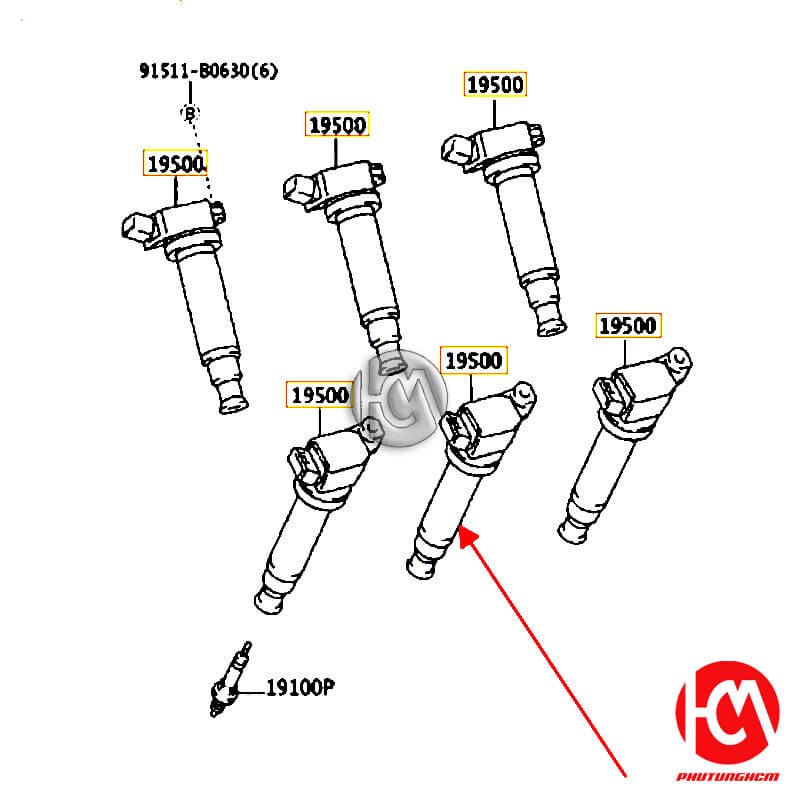 Mô bin Camry - hãng TOYOTA | 9091902246