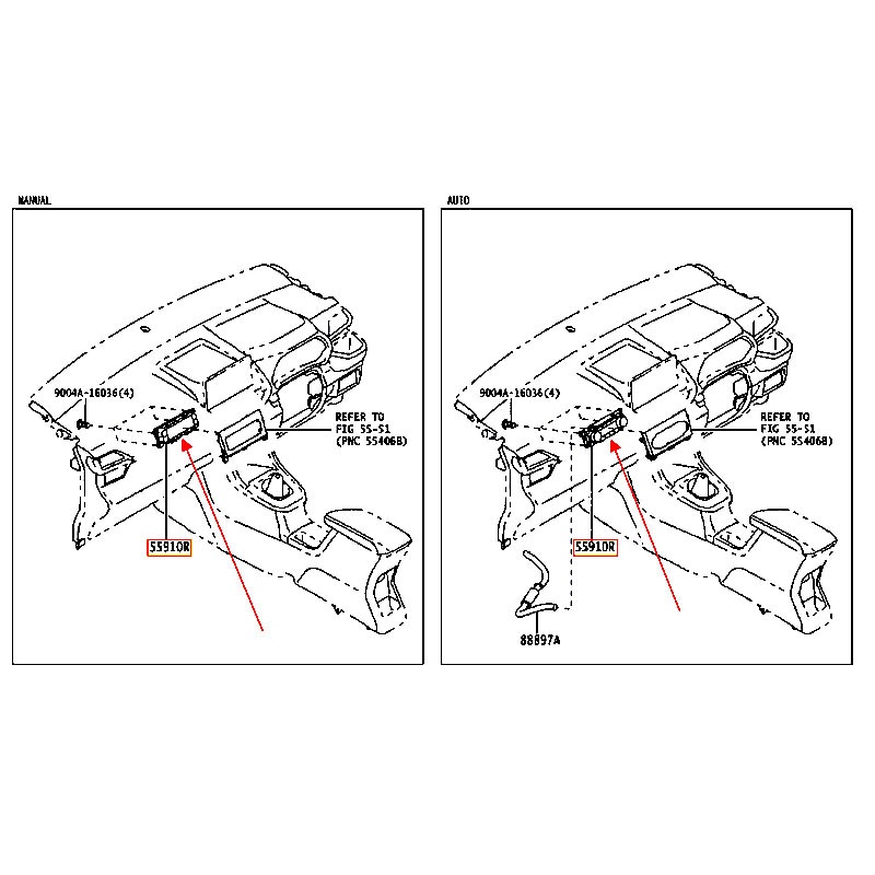 Hộp cầu chì điều hòa Avanza 2022 - hãng TOYOTA | 55910BZ870