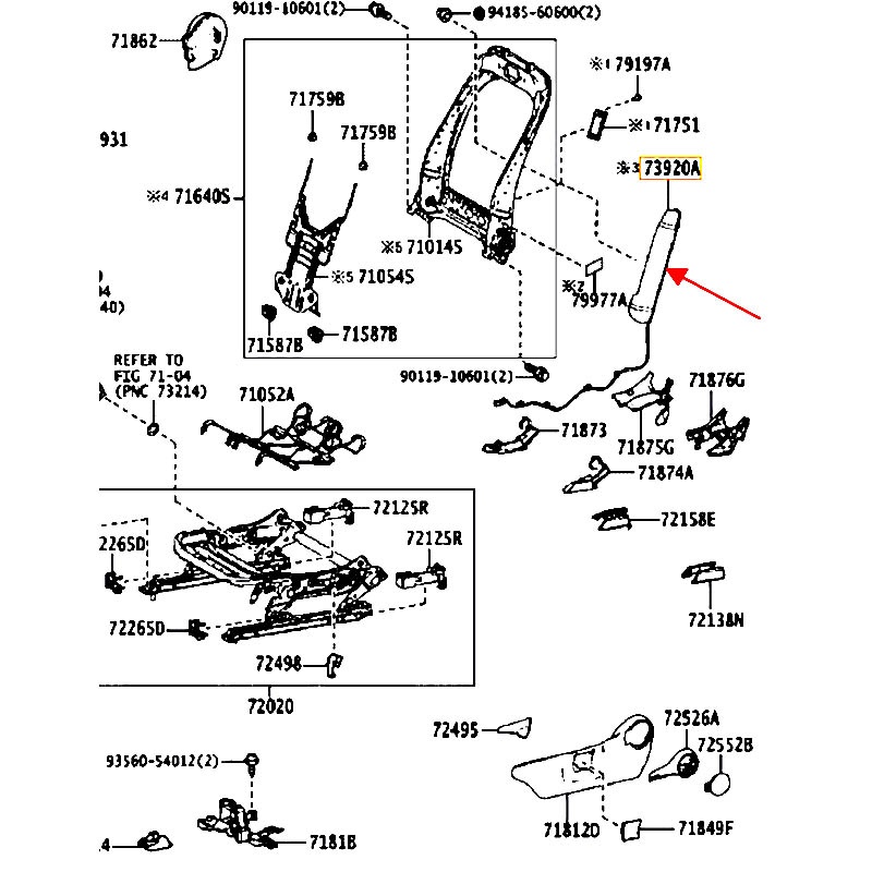 Túi khí ghế trước Corolla Cross - hãng TOYOTA | 7392002270