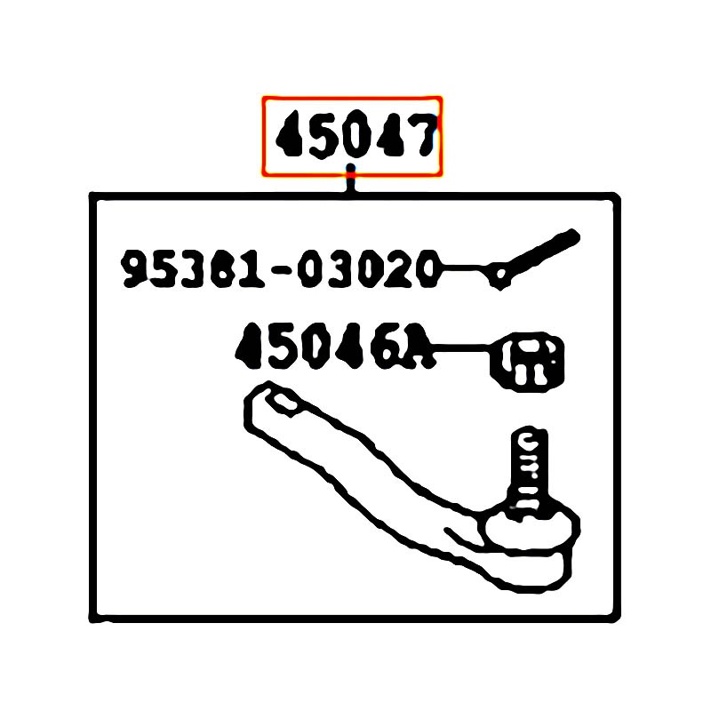 Rô tuyn lái ngoài LH Vios - hãng TOYOTA | 4504709040