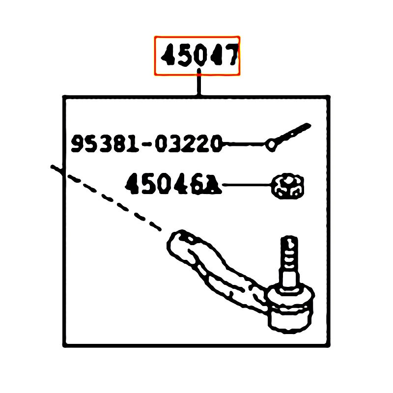 Rô tuyn lái ngoài LH Vios - hãng TOYOTA | 4504709250