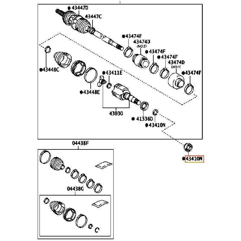 Phốt láp Vios - hãng TOYOTA | 9031134046