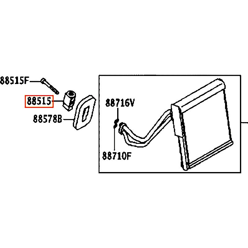 Van tiết lưu Rush - hãng TOYOTA | 88515BZ150