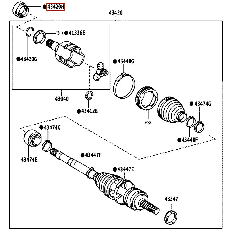 Phốt láp Corolla - hãng TOYOTA | 9031135075