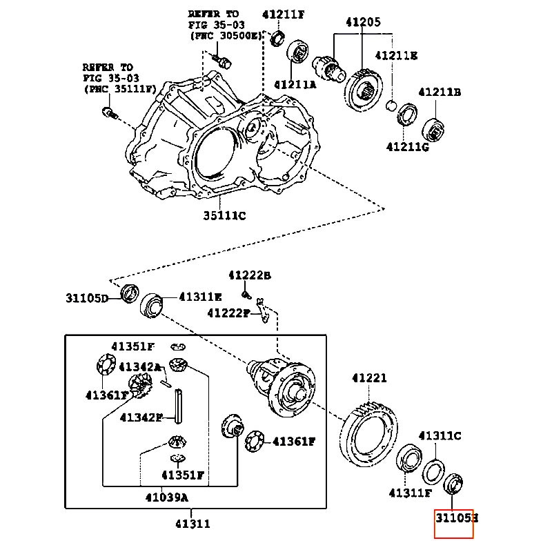 Phốt Yaris - hãng TOYOTA | 9031134031