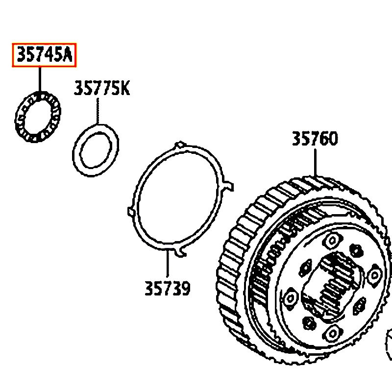 Bạc đạn Camry - hãng TOYOTA | 9037433010