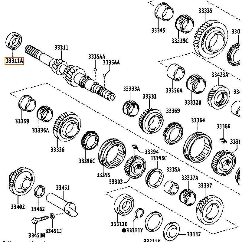 Bạc đạn trục Altis - hãng TOYOTA | 9036325081