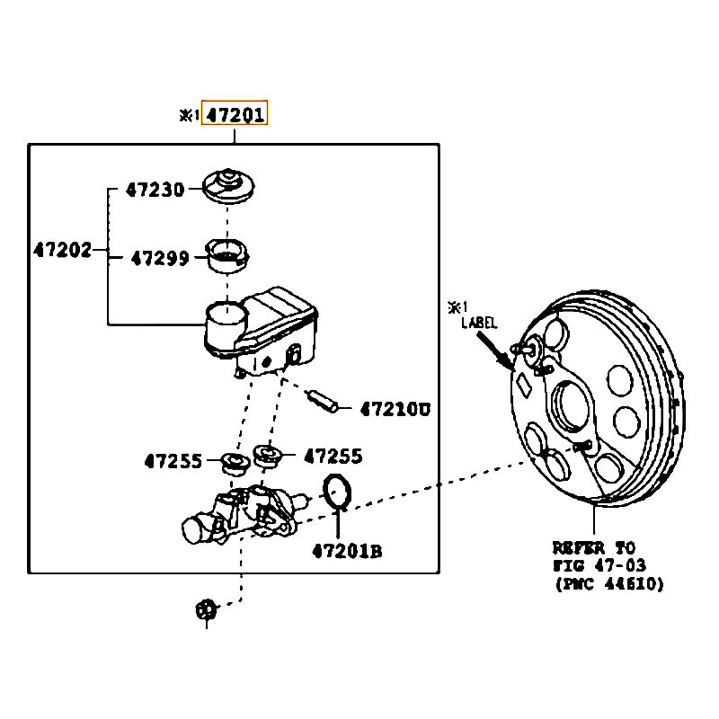 Heo cái thắng Avanza - hãng TOYOTA | 47201BZ570