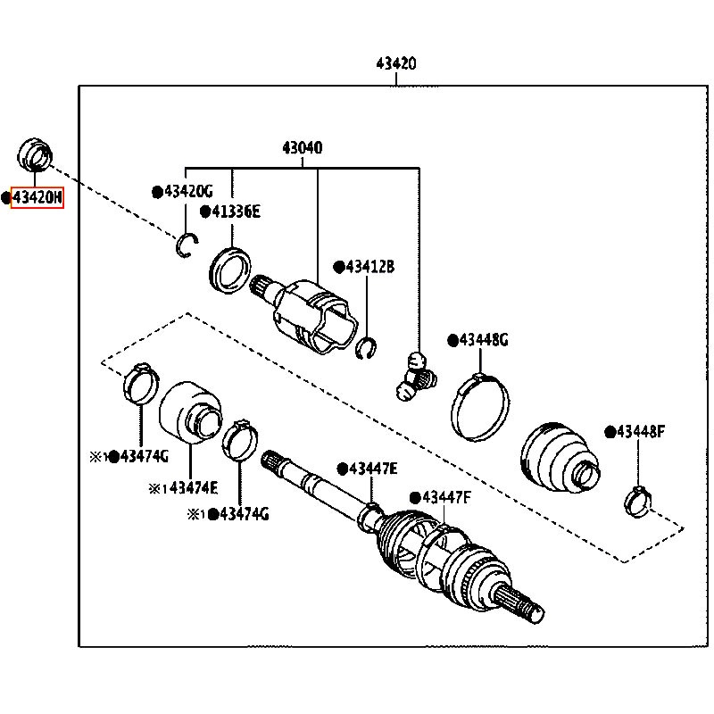 Phốt láp Vios - hãng TOYOTA | 90311T0103