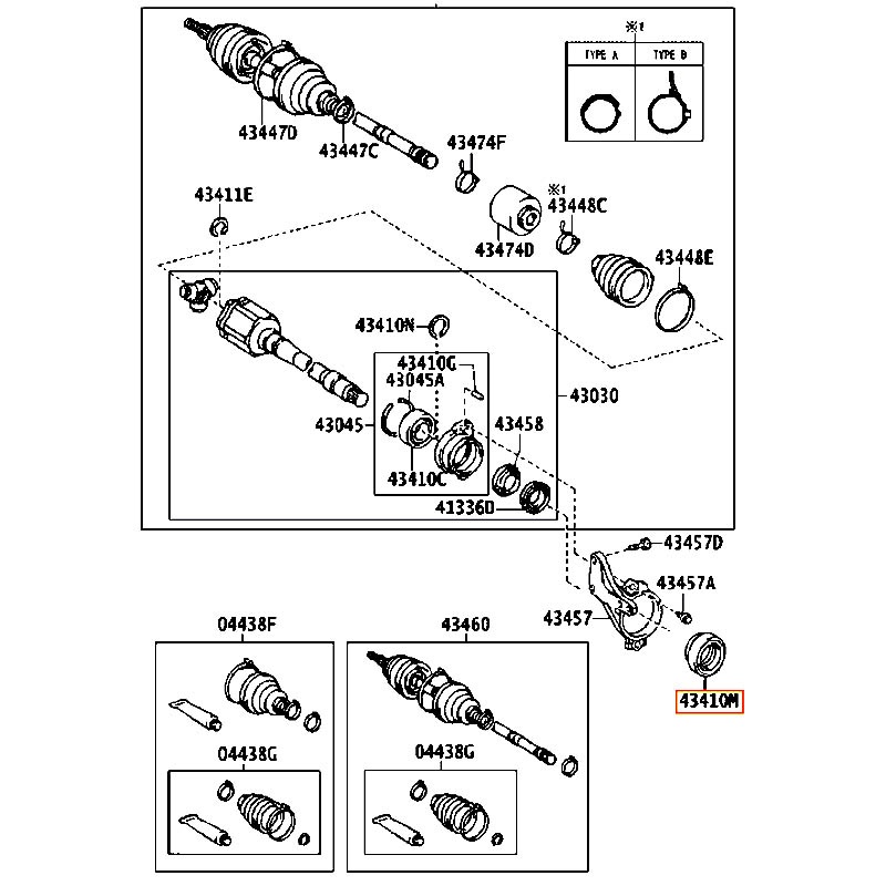 Phốt láp Noah - hãng TOYOTA | 9031140026