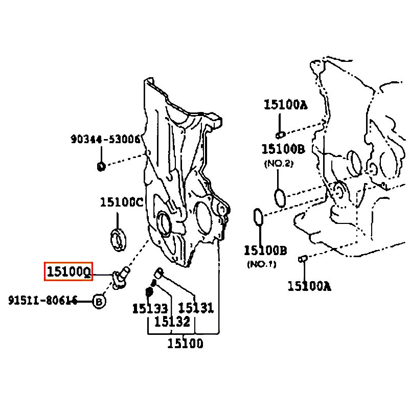 Cảm biến vị trí trục cam Corolla - hãng TOYOTA | 9091905081